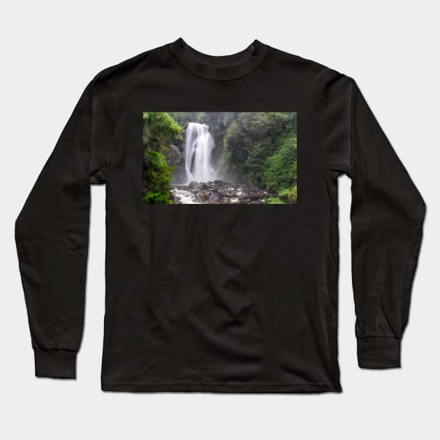 Waterfall Long Sleeve T-Shirt by algill